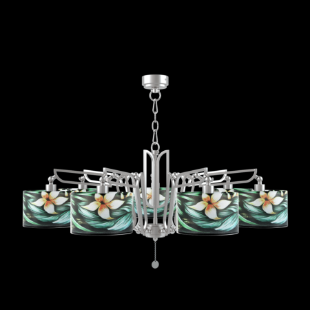 Люстра 7*E14 40Вт Никель Антик IP20 Hightech 15 M1-07-SN-LMP-Y-12 Maytoni