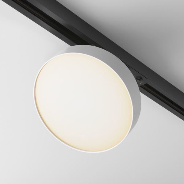 Трековый светильник LED 12Вт Черно-белый IP20 Single phase track system Unity TR043-1-12W3K-W Technical Maytoni