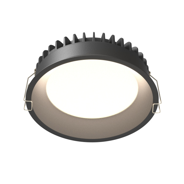 Встраиваемый светильник LED 18Вт Черный IP44 Downlight DL055-18W3-4-6K-B Technical Maytoni