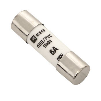 Плавкая вставка цилиндрическая ПВЦ (10х38) 6А PROxima EKF