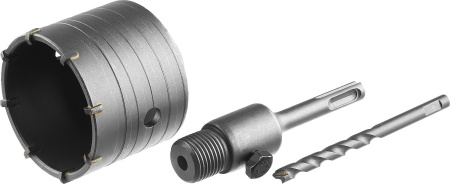 Коронка по бетону СИБИН SDS-Plus, в сборе, d=73мм