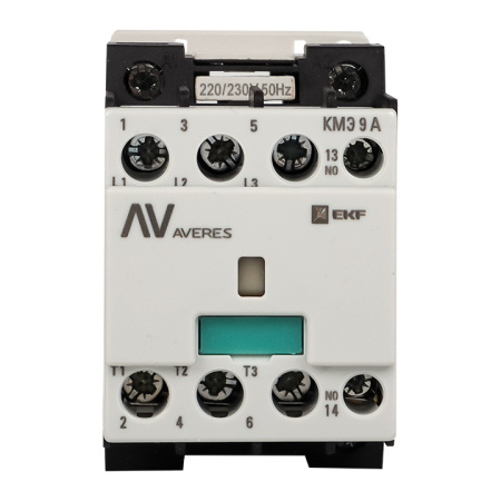 Контактор КМЭ 9А 1NO 230В АС AVERES EKF
