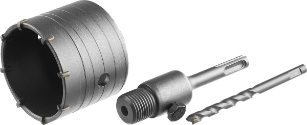 Коронка по бетону СИБИН SDS-Plus, в сборе, d=73мм