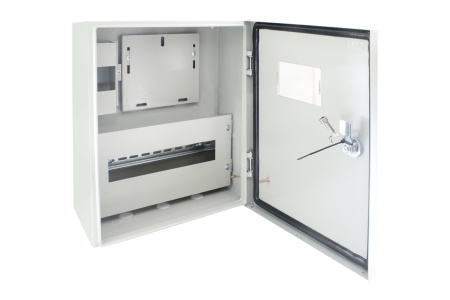 Корпус металлический ЩУ-1ф/1-0-12 IP66 (ЩУРН-1/12 IP66) (395х310х165) TDM