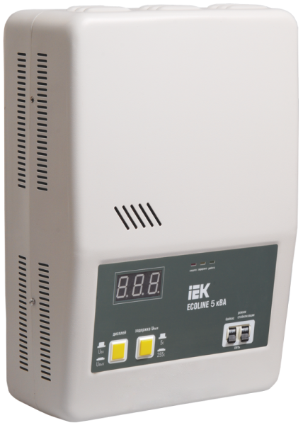 Стабилизатор напряжения настенный ECOLINE 5кВА IEK