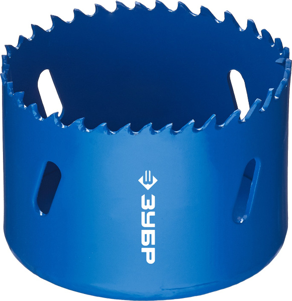 64мм, коронка биметаллическая, быстрорежущая сталь ЗУБР