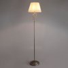 Классический торшер с абажуром 1*E14 40Вт серебряный IP20 Incanto (01023/1 серебро) Eurosvet