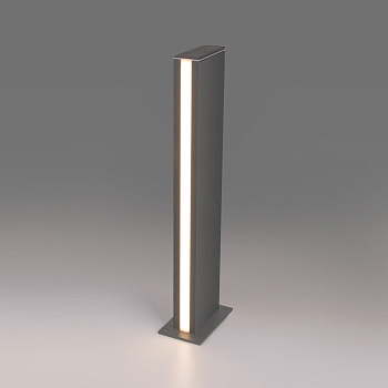 Ландшафтный светодиодный светильник 12Вт 4000К серый IP54 Flat (a053317) Elektrostandard