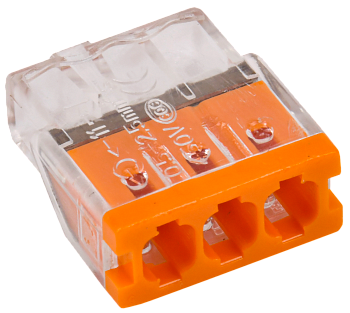 Строительно-монтажная клемма СМК 772-203 компактная IEK