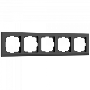Stark Рамка горизонт/вертик 5 пост . Черный IP20 Werkel