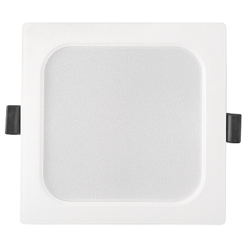Светильник встраиваемый LED квадрат 9Вт 4500К 118мм белый пластик IP40 GLP-SW3-9BT-118-4 General