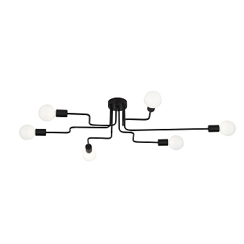 Люстра потолочная Черный E27 6*60Вт SL419.442.06 EVOLUCE