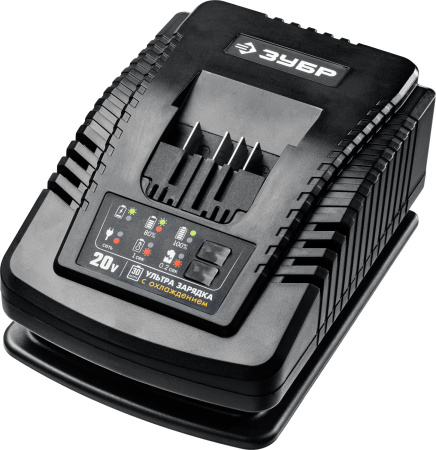 20В, 6А, тип T7, зарядное устройство для Li-Ion АКБ, Профессионал. RT7-20-6 ЗУБР