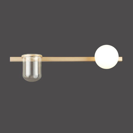 Настенный св-к E14 1*40W 220V FLOWER золото/белый ODEON LIGHT