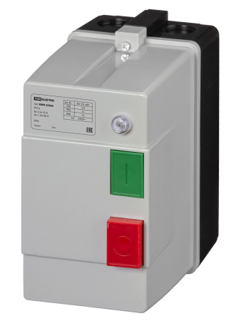 Контактор КМН22560 25А в оболочке с индикатором Ue=220В/АС3 IP54 TDM