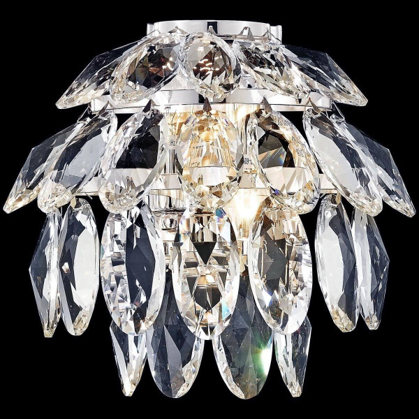 Бра Хром/Прозрачный E14 2*40Вт WE113.02.101 WERTMARK