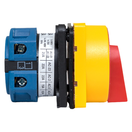 Переключатель кулачковый ПК-1-21 25А 1P "1-0-2" с блокировкой IP65 PROxima EKF