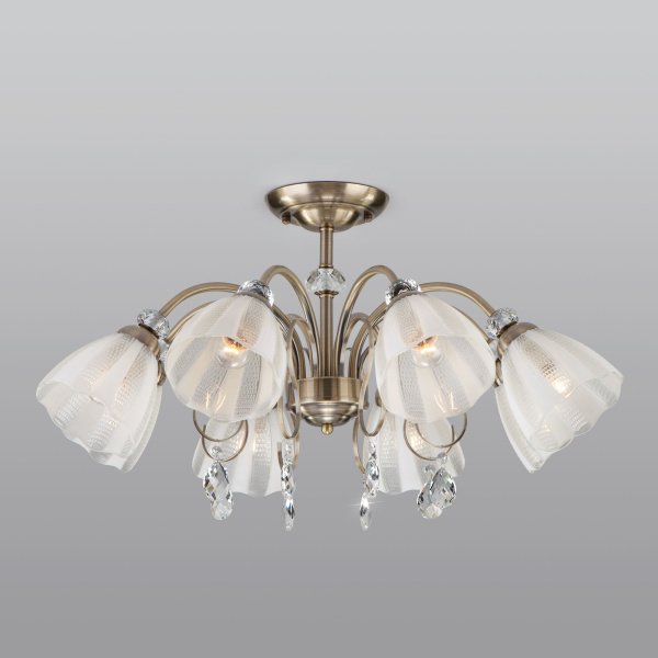 Потолочный светильник 8*E27 60Вт античная бронза IP20 Floranse (30155/8 античная бронза) Eurosvet