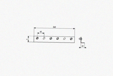 Соединитель лотковый замковый СЛЗх200х1,5 УТ1,5, горячее цинкование, S1,5