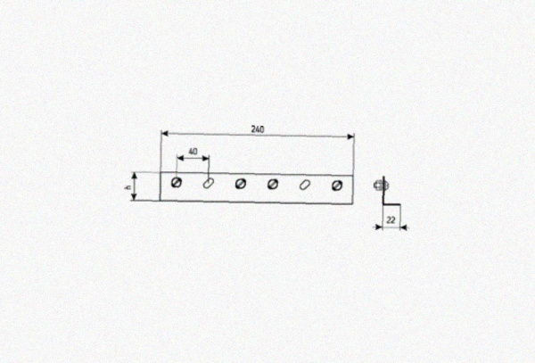 Соединитель лотковый замковый СЛЗх200х1,5 УТ1,5, горячее цинкование, S1,5