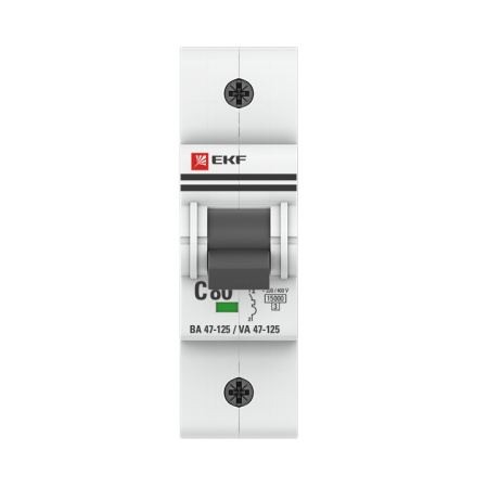 Выключатель автоматический ВА МОД 1П 80А D 15кА PROxima EKF