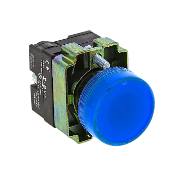 Лампа сигнальная BV66 синяя PROxima EKF