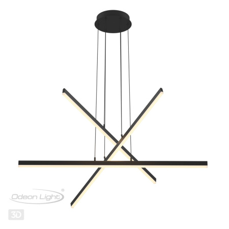 Подвесной св-к LED 4000K 48W 220V RUDY черный/металл ODEON LIGHT
