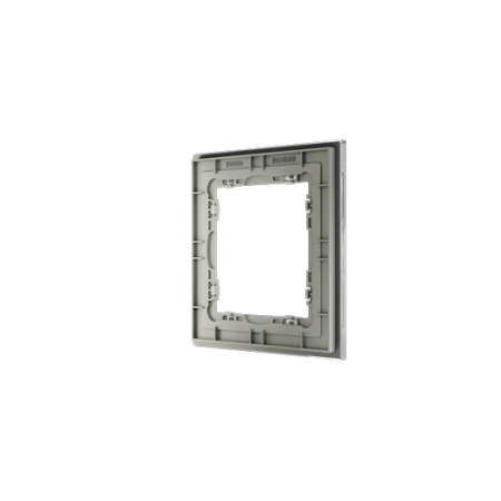 Рамка стеклянная Voltum S70 на 1 пост, (сталь, стекло)