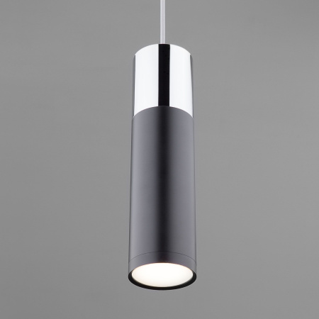 Подвесной светильник хром IP20 (50135/1 LED хром / черный) Eurosvet