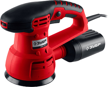 Машина орбитально-шлифовальная, ЗОШМ-450-125, 125 мм, Velcro, 5000-13000 об/мин, эксцентр. ход, 450 Вт ЗУБР