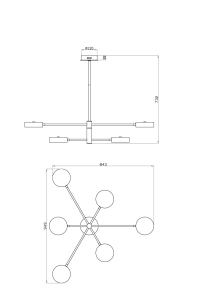 Потолочный светильник LED 6Вт Серый IP20 Tibo FR6048CL-L6GR Freya