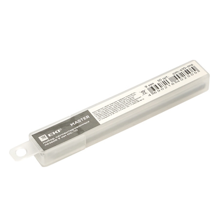 Набор сегментированных лезвий 9 мм НС-10 Master EKF