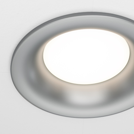 Встраиваемый светильник 1*GU10 50Вт Серебро IP20 Downlight DL027-2-01-S Technical Maytoni