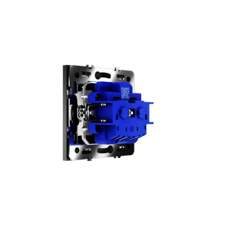 Розетка встраиваемая Voltum S70 с заземлением 16А, (титан)