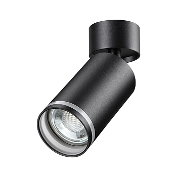 Св-к накл.IP20 GU10 9W 220V ULAR черный NOVOTECH