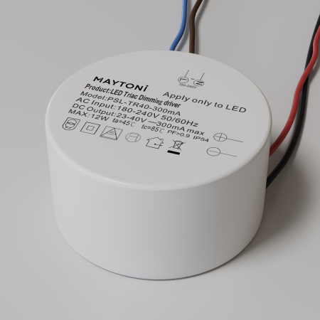 Источник питания Triac 12Вт IP54 Белый (PSL-TR40-300мА) Technical Maytoni