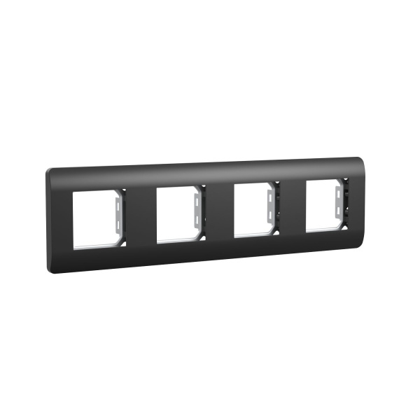 Рамка 4-ая, универсальная, черный NEW3-E CHINT