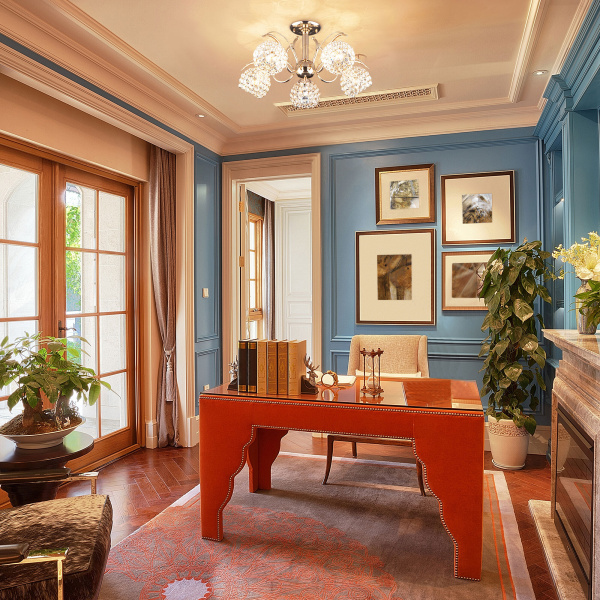 Потолочная люстра 5*E27 60Вт золотой IP20 Mirage (7777/5 золото) Eurosvet