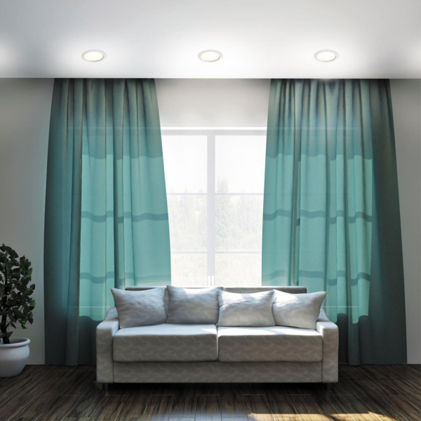 Встр.св-к (драйвер в комплект не входит) IP44 LED 4000K 20W DRUM белый NOVOTECH