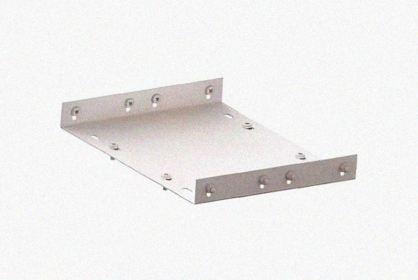 Соединитель лотковый замковый СЛЗ-80х80х1,0 УТ1,5, горячее цинкование, S1,0