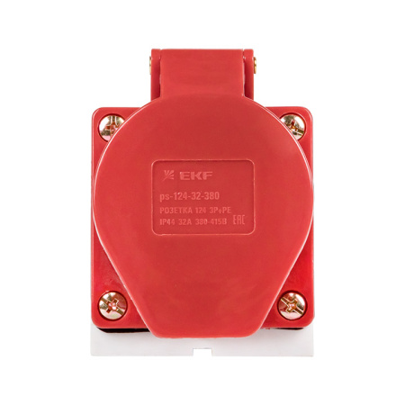 Розетка стационарная наружная 124 3Р+РЕ 32А 380В IP44 PROxima EKF