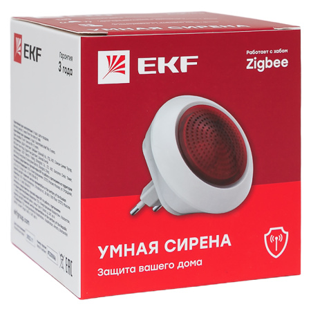 Умная сирена Zigbee Connect EKF