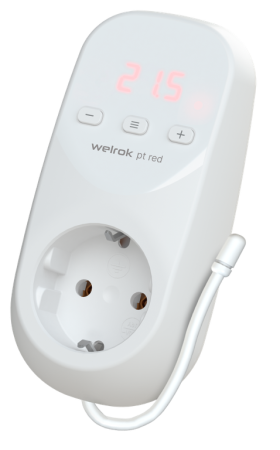 Терморегулятор Welrok pt red 16 А, 3000 ВА, 0…30  °С