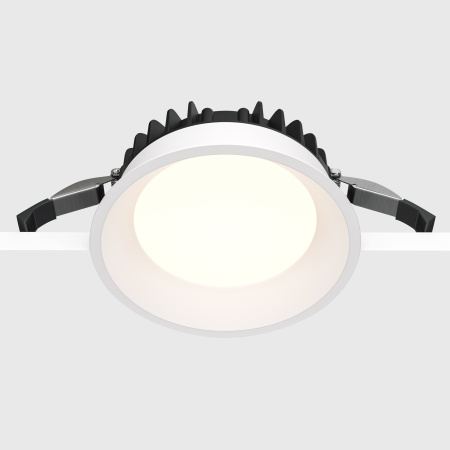 Встраиваемый светильник LED 12Вт Белый IP44 Downlight DL055-12W4K-W Technical Maytoni