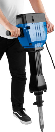 Молоток отбойный "Бетонолом", Профессионал ЗМ-60-2200 ВК, HEX28, 60 Дж, 30 кг, 950 уд/мин, 2200 Вт, АВТ ЗУБР