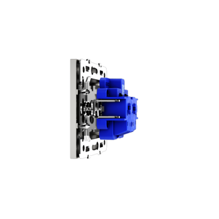 Розетка встраиваемая Voltum S70 с заземлением 16А, (шелк)