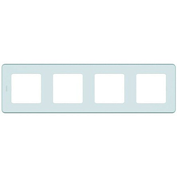 INSPIRIA Рамка горизонт/вертик 4 мест . мятный IP20 Legrand