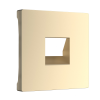 Накладка для телефонной розетки RJ-11 (шампань) СУ IP20 Werkel