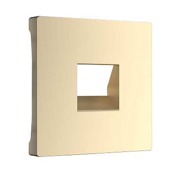 Накладка для телефонной розетки RJ-11 (шампань) СУ IP20 Werkel