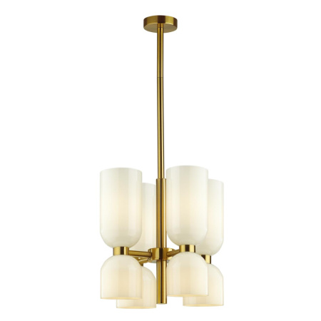 Люстра E14 8*60W ORINOCO бронзовый/белый ODEON LIGHT